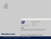 Tablet Screenshot of hendercon.com